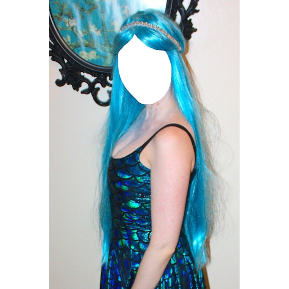 Malabar (Blush Hair Fantasy) Synthetic "Fate" Wig in "Cool Blue" - Picture 1 of 14